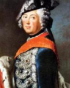 antoine pesne Frederic II de Prusse oil